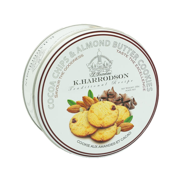 K Harrodson Cocoa Chip Almond Butter Cookies 150g