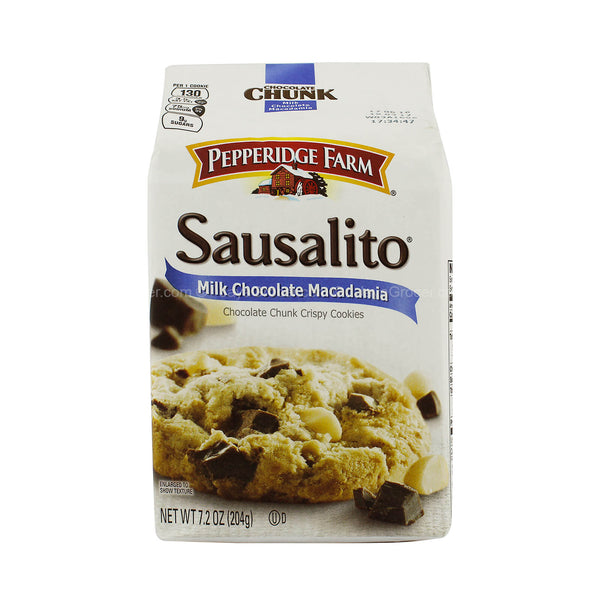 Pepperidge Farm Sausalito Milk Chocolate Chunks with Macadamia Crispy Cookies 204g (highest price)