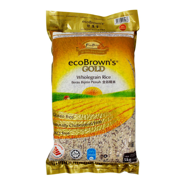 EcoBrowns Gold Wholegrain Rice 5kg (highest price)