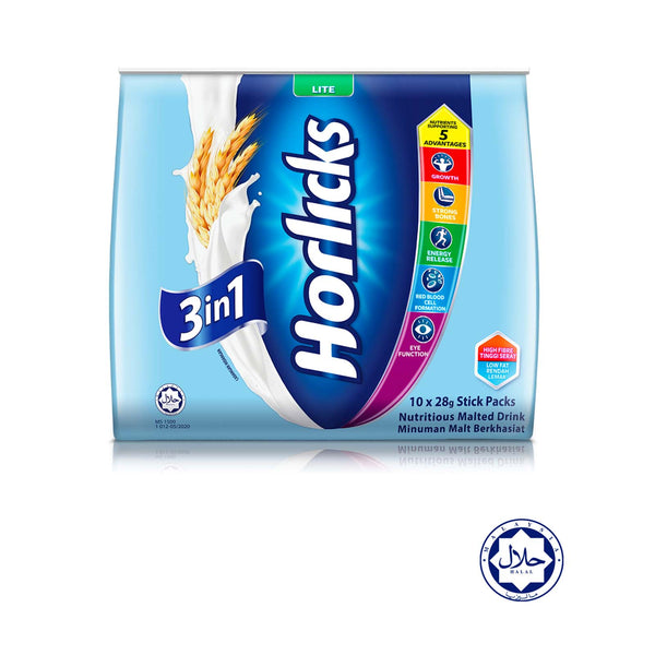 Horlicks 3 In 1 Instant Lite 28g x 10