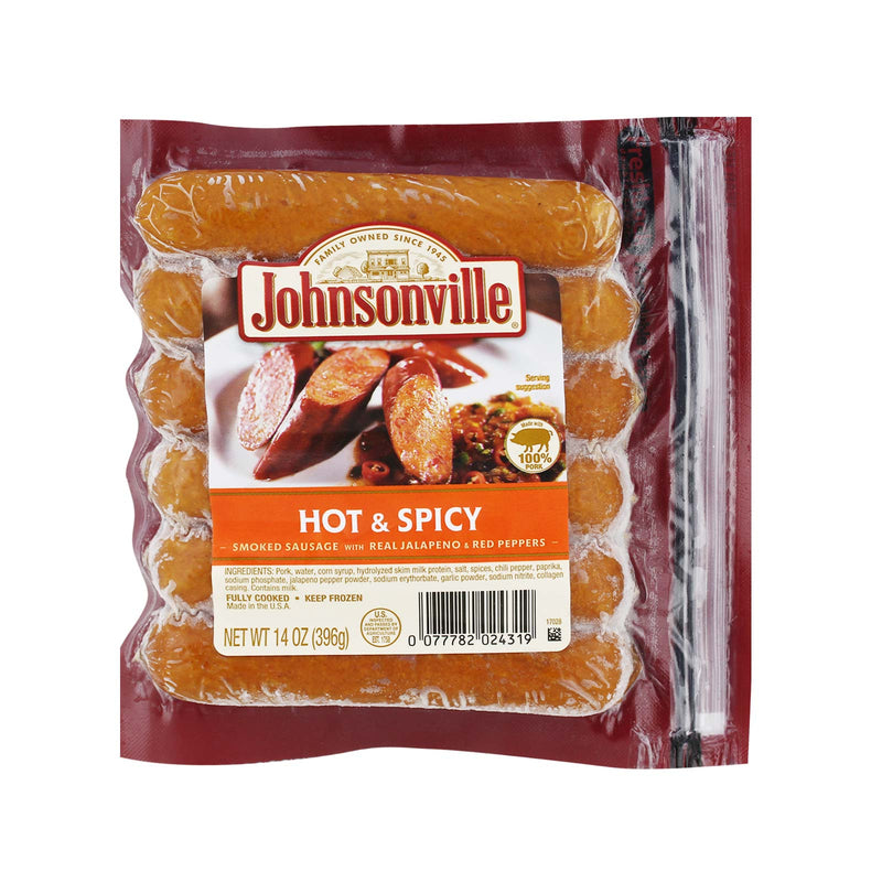 [NON-HALAL] Johnsonville Hot and Spicy Sausages 360g