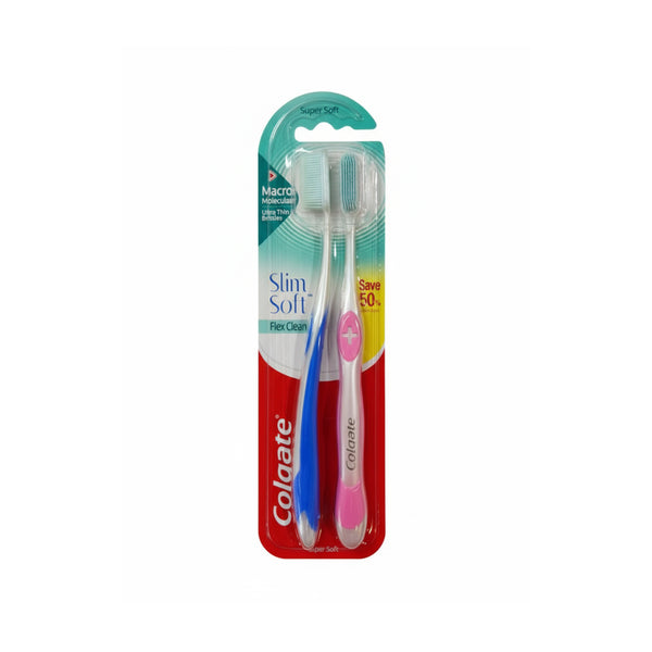 Colgate FlexClean Toothbrush (Super Soft) 2pcs/pack (highest price)