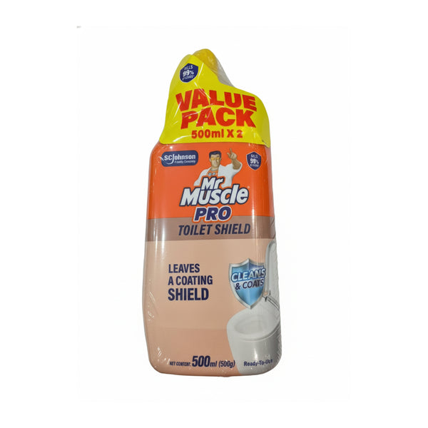 Mr Muscle Rust and Toilet Shield Toilet Bowl Cleaner 500ml x 2 (highest price)