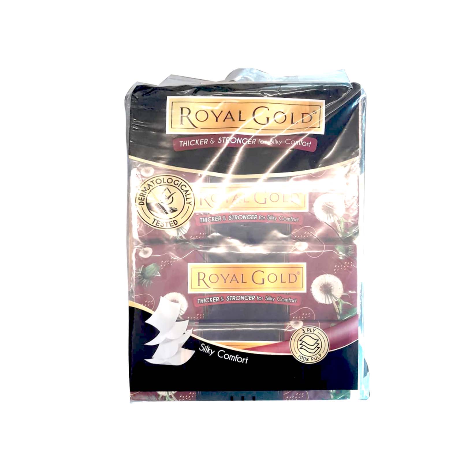Royal Gold Tissue 120pcs x 4