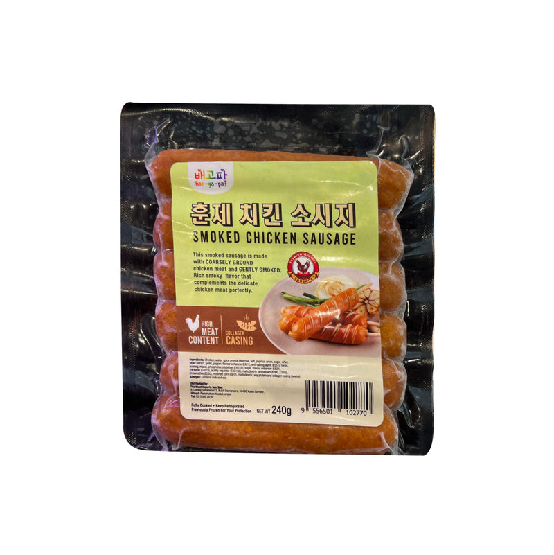 [NON-HALAL] Bae-Go-Pa Smoked Chicken Sausage 240g