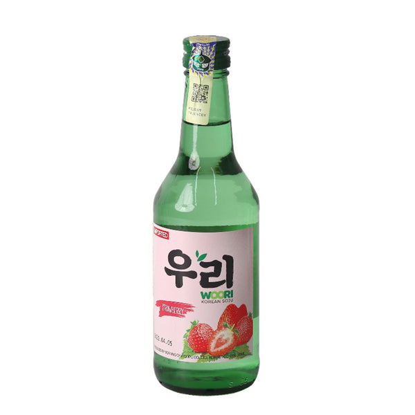 Woori Korean Soju Strawberry 16% 360ml