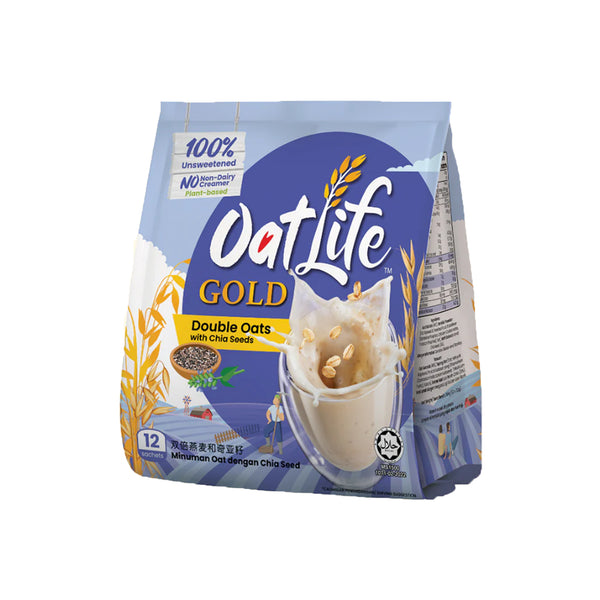 Oatlife Gold Double Oats Drinks with Chia Seeds 32g x 12