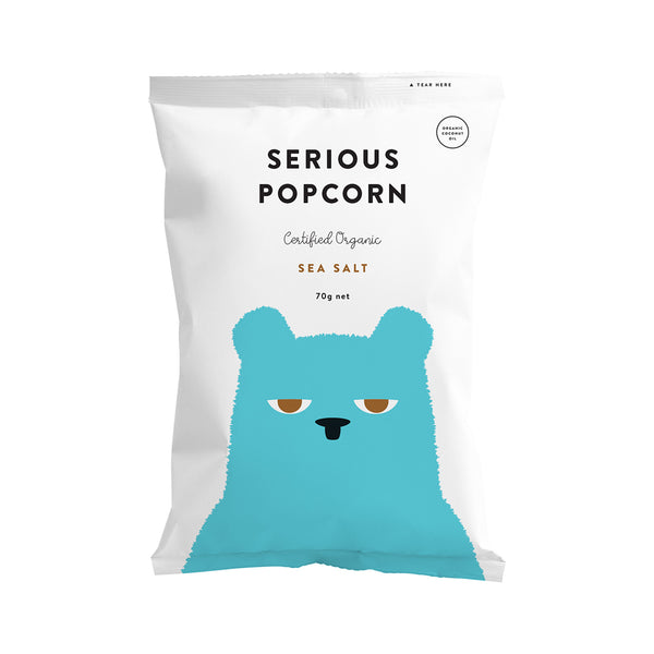 Serious Popcorn Sea Salt 70g