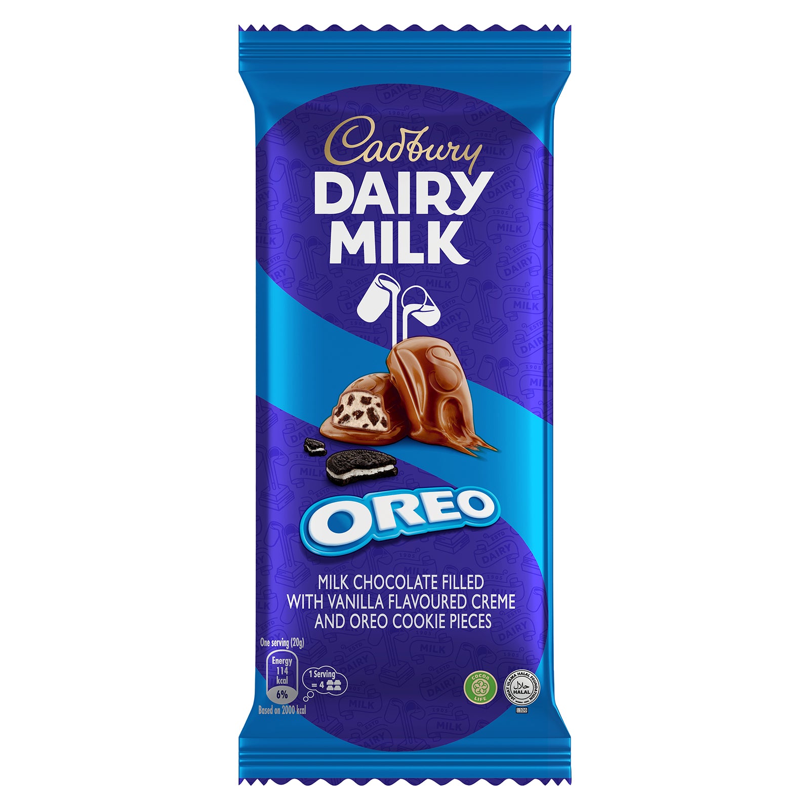 Cadbury Dairy Milk Oreo Chocolate Bar 130g