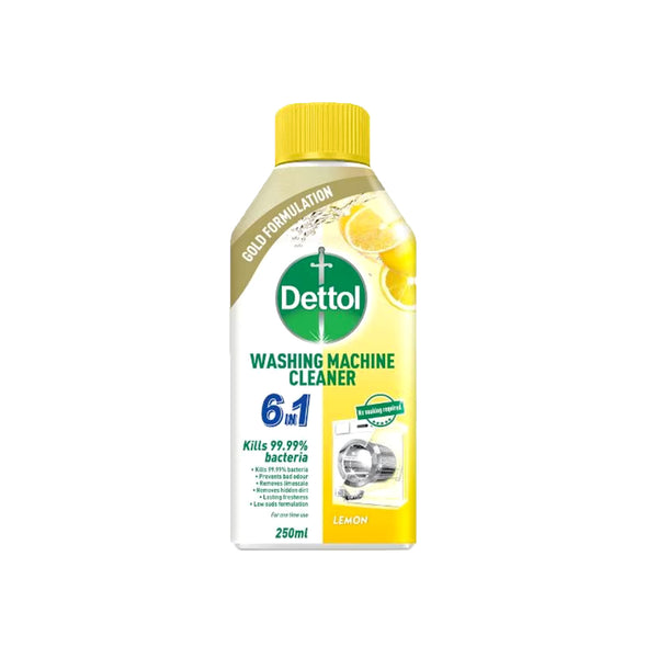 Dettol 6 In 1 Lemon Washing Machine Cleaner 250ml