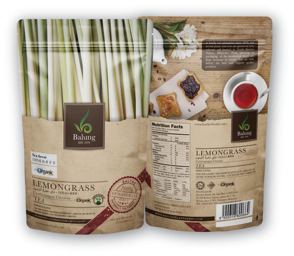 Balung Organic Lemongrass Tea (Teh Serai Organik) 30g