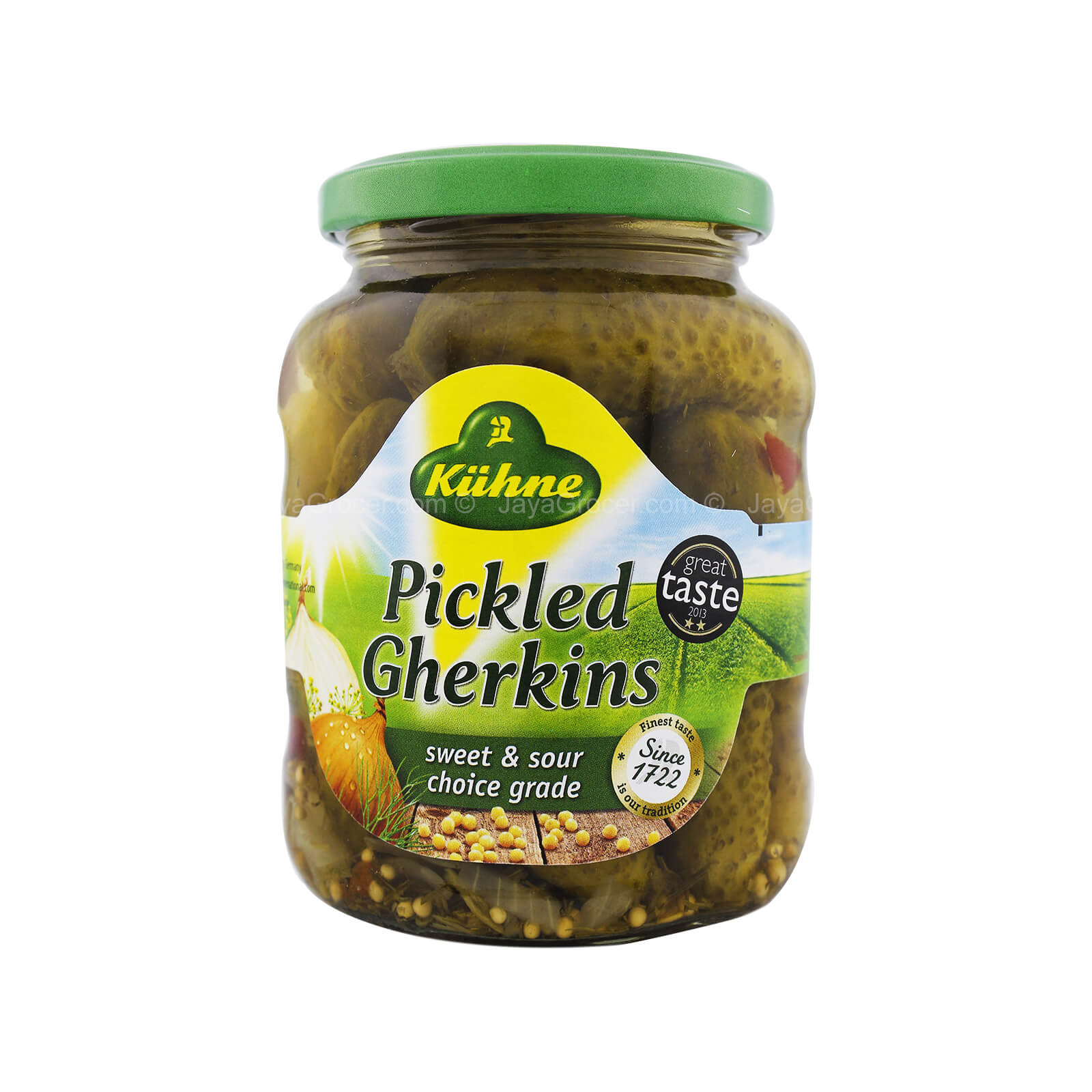 KUHNE PICKLED GERHKIN 370ML *1