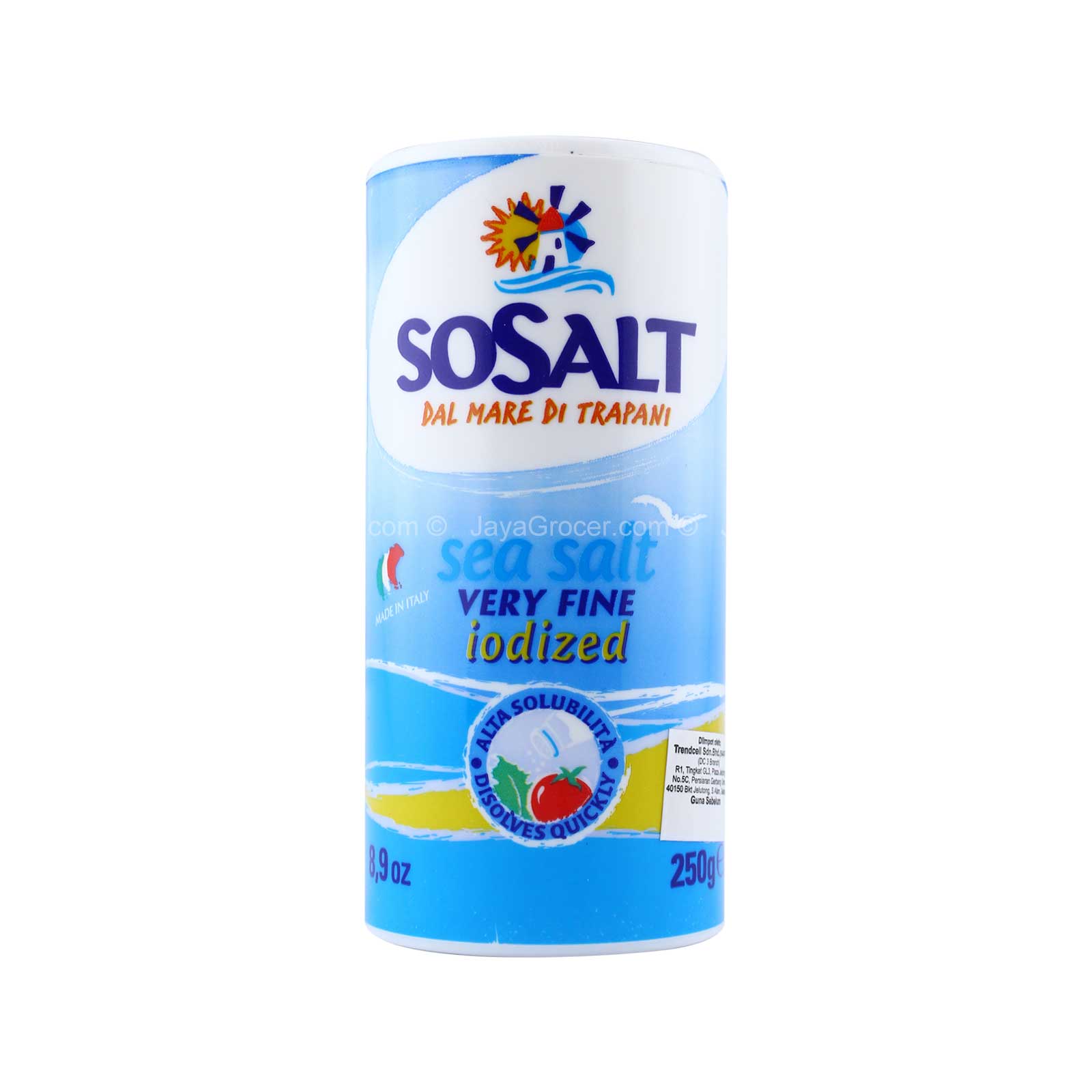 Sosalt Fine Sea Salt 250g