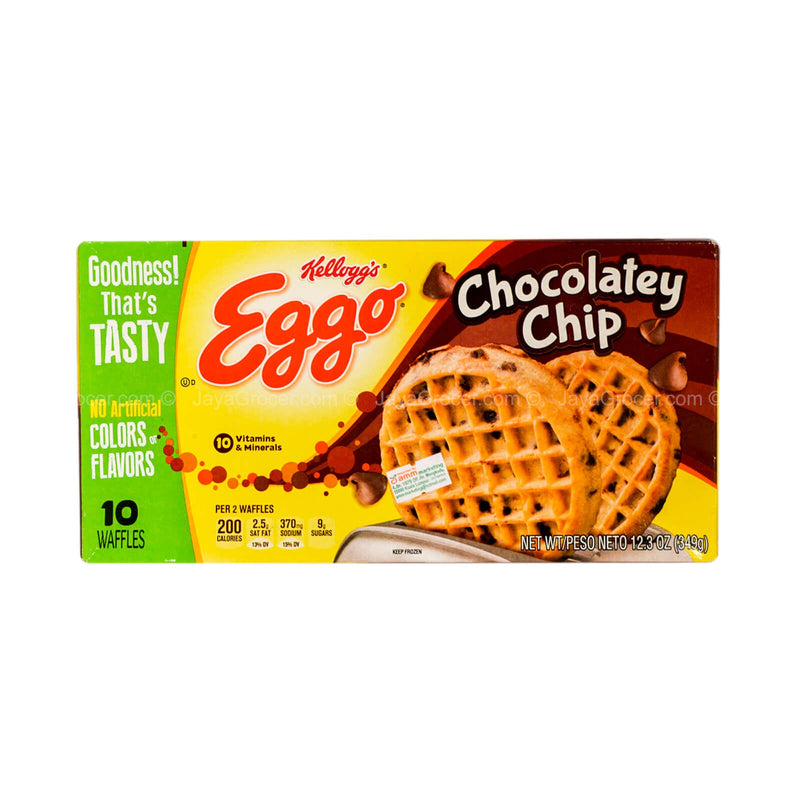 Eggo waffles choc chip 12.3oz *1