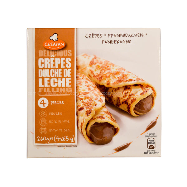 CREAPAN FILLED CREPES CARAMEL 4X65G