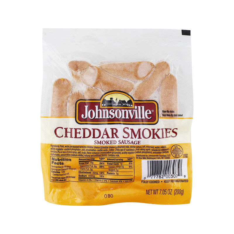 [NON-HALAL] Johnsonville Cheddar Smokies Smoked Sausage 200g