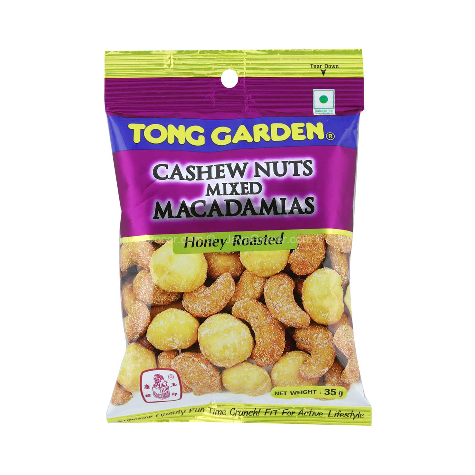 Tong Garden Honey Roasted Cashew Nuts Mixed Macadamias 35g