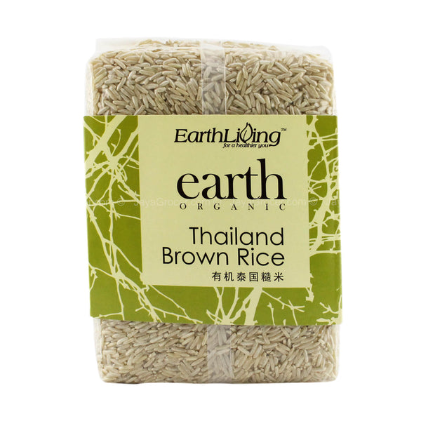 EARTH LIVING ORGN THAI BROWN RICE 900G