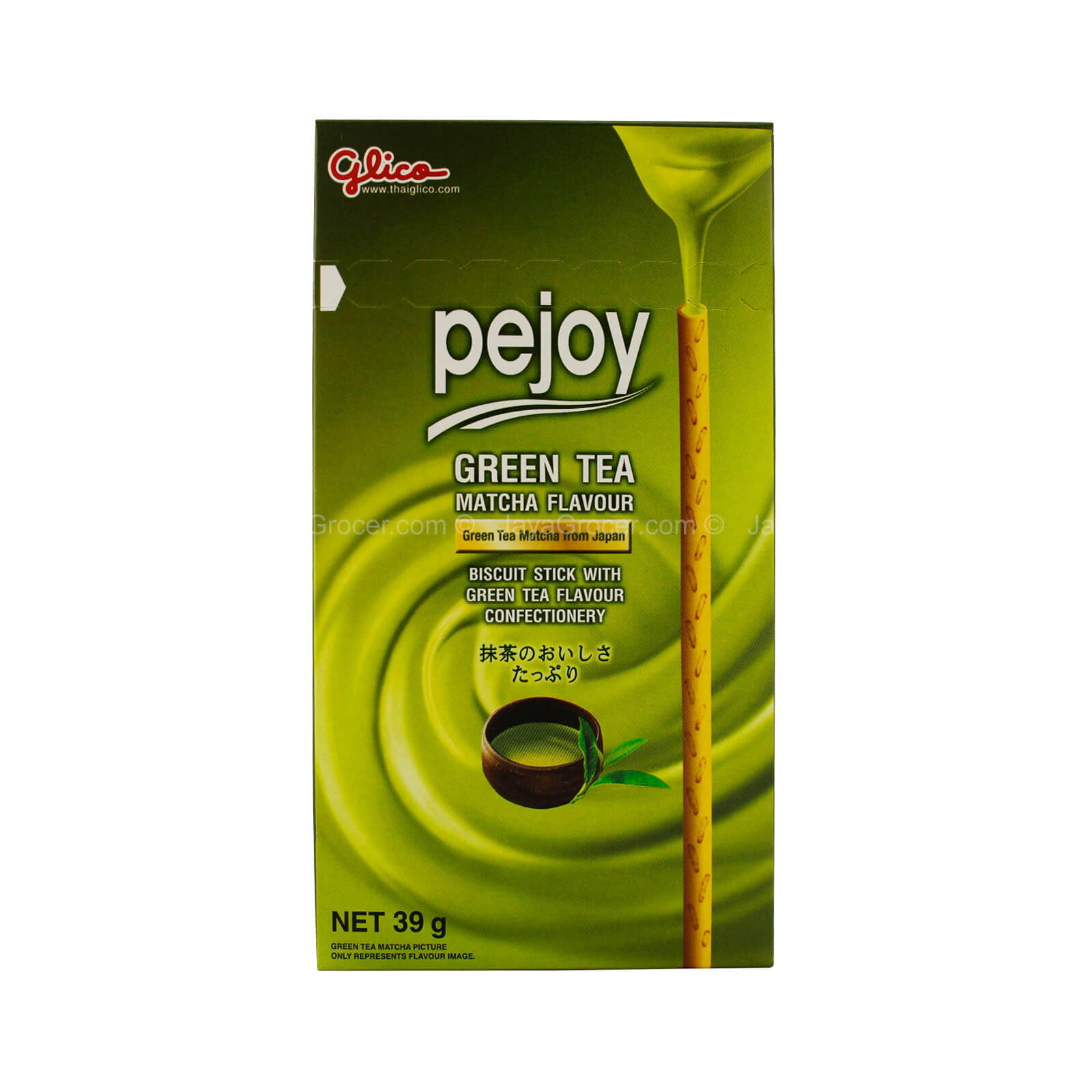 Glico Pejoy Green Tea Matcha Biscuits Stick 39g