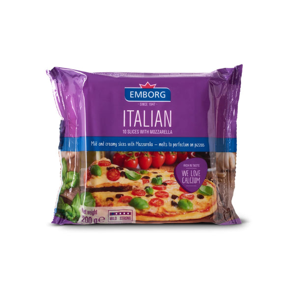 Emborg Italian Mozzarella Cheese Slices 200g
