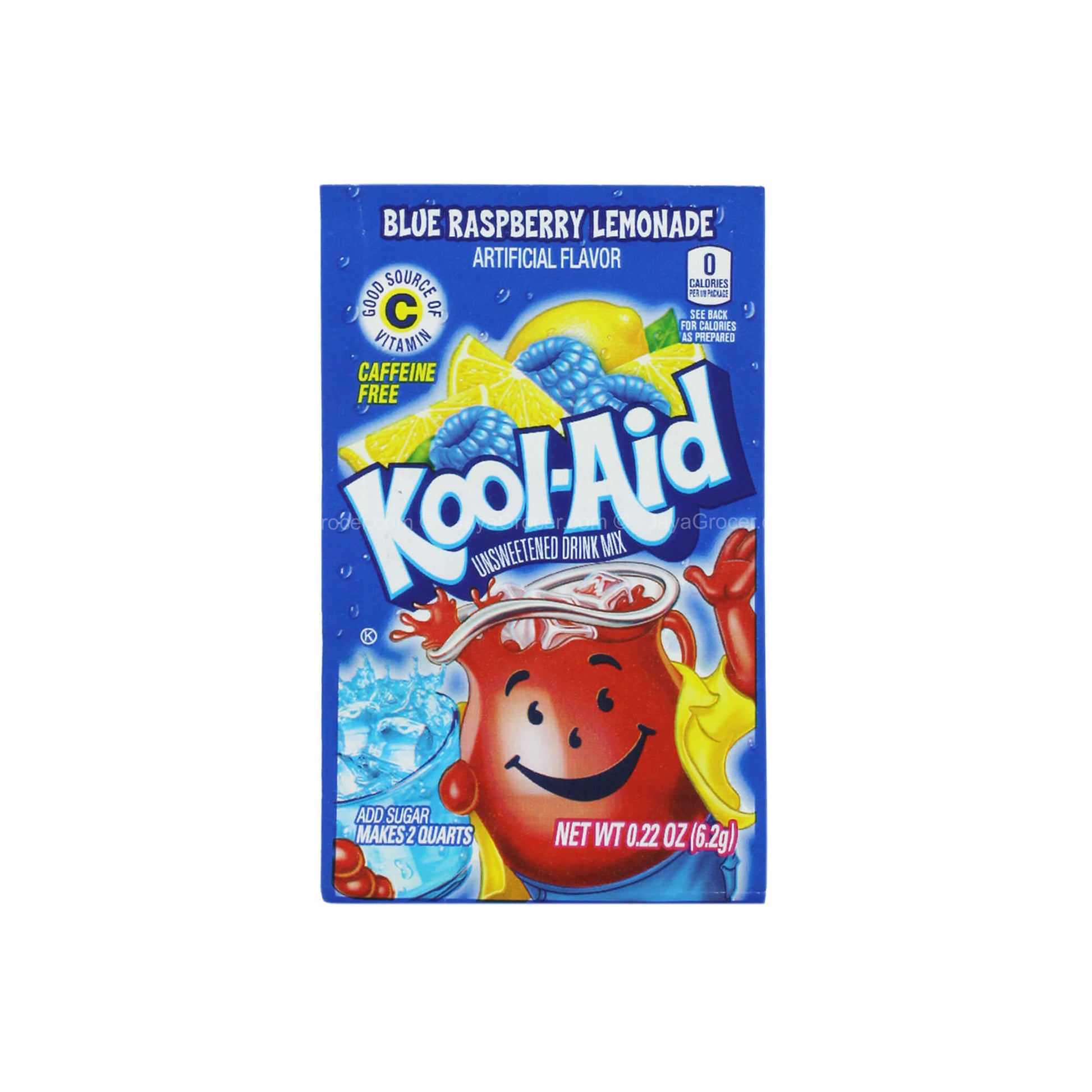 Kool-Aid Instant Drink Mix Blue Raspberry Lemonade Flavoured 6.2g