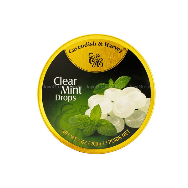 Cavendish & Harvey Clear Mint Drops 200g