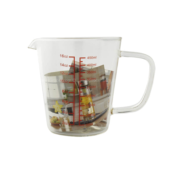 Glass Measuring Jug (450ml) 1set