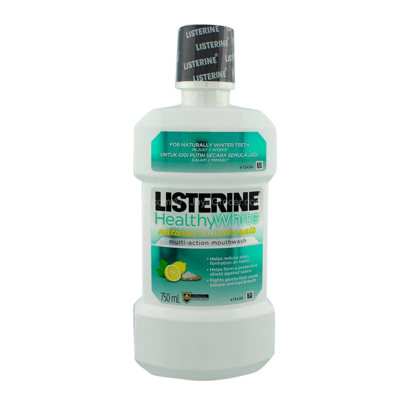 Listerine Healthy White 750ml