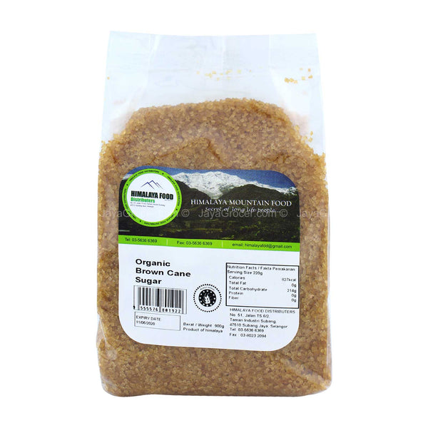 Himalaya Food Organic Brown Cane Sugar 900g
