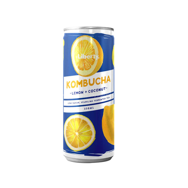 Liberty Lemon and Coconut Kombucha 330ml