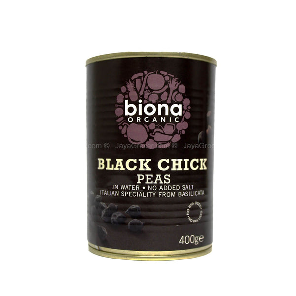 Biona Organic Black Chick Peas 400g