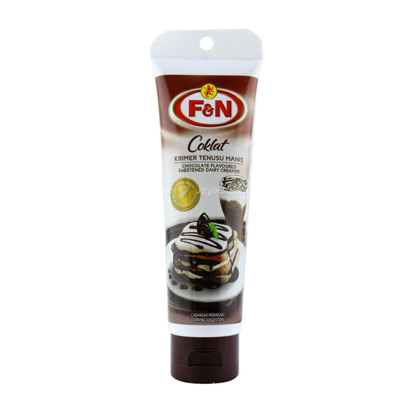 F&N Chocolate Flavoured Sweetened Dairy Creamer Tube 180g