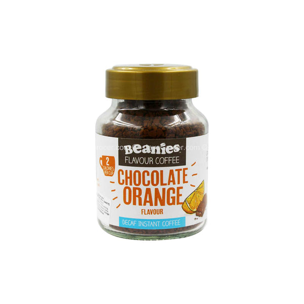 Beanies Chocolate Orange Flavour Decaf Instant Coffee 50g