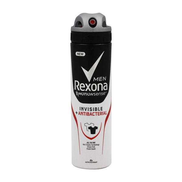 Rexona Men Motionsense Invisible Antibacterial Anti-Perspirant Spray 150ml