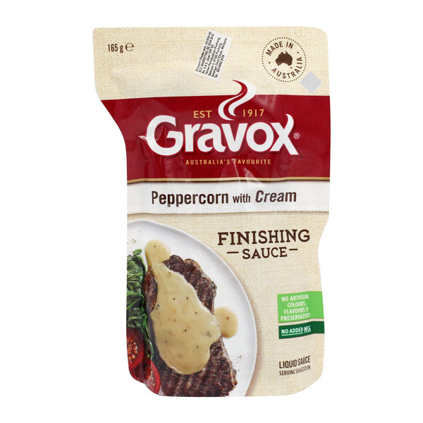 Gravox Peppercorn with Cream Finishing Sauce 165g