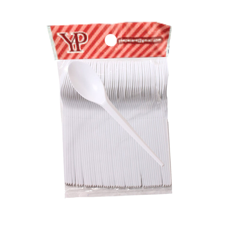 YP 7 Inch Disposable Spoon (White) 30pcs/pack