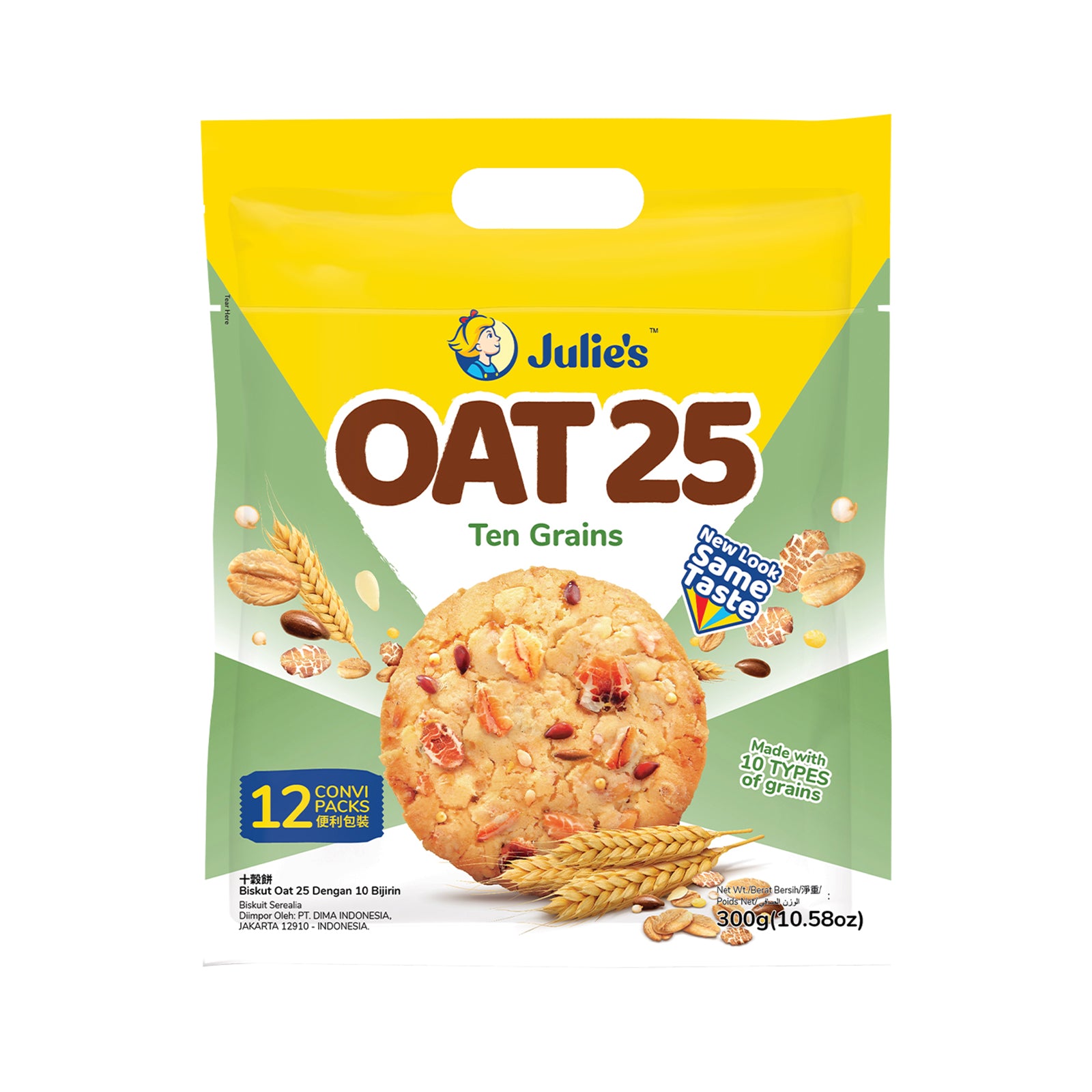 Julies Oat 25 Ten Grains Biscuits 300g