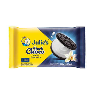 Julies Dark Chocolate Sandwich Cookies 120g