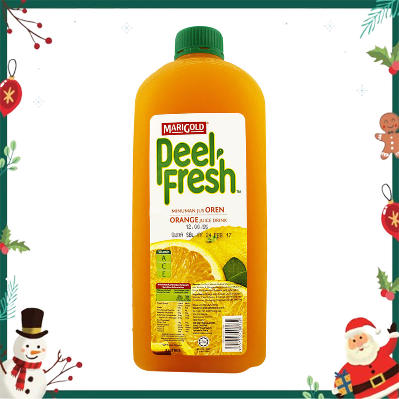 Marigold Peel Fresh Orange Juice Drink 2L