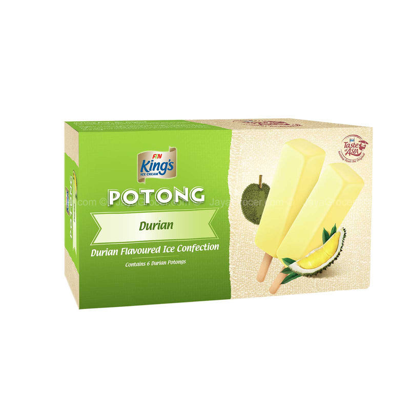 Kings Potong Durian Ice Cream 60ml x 6