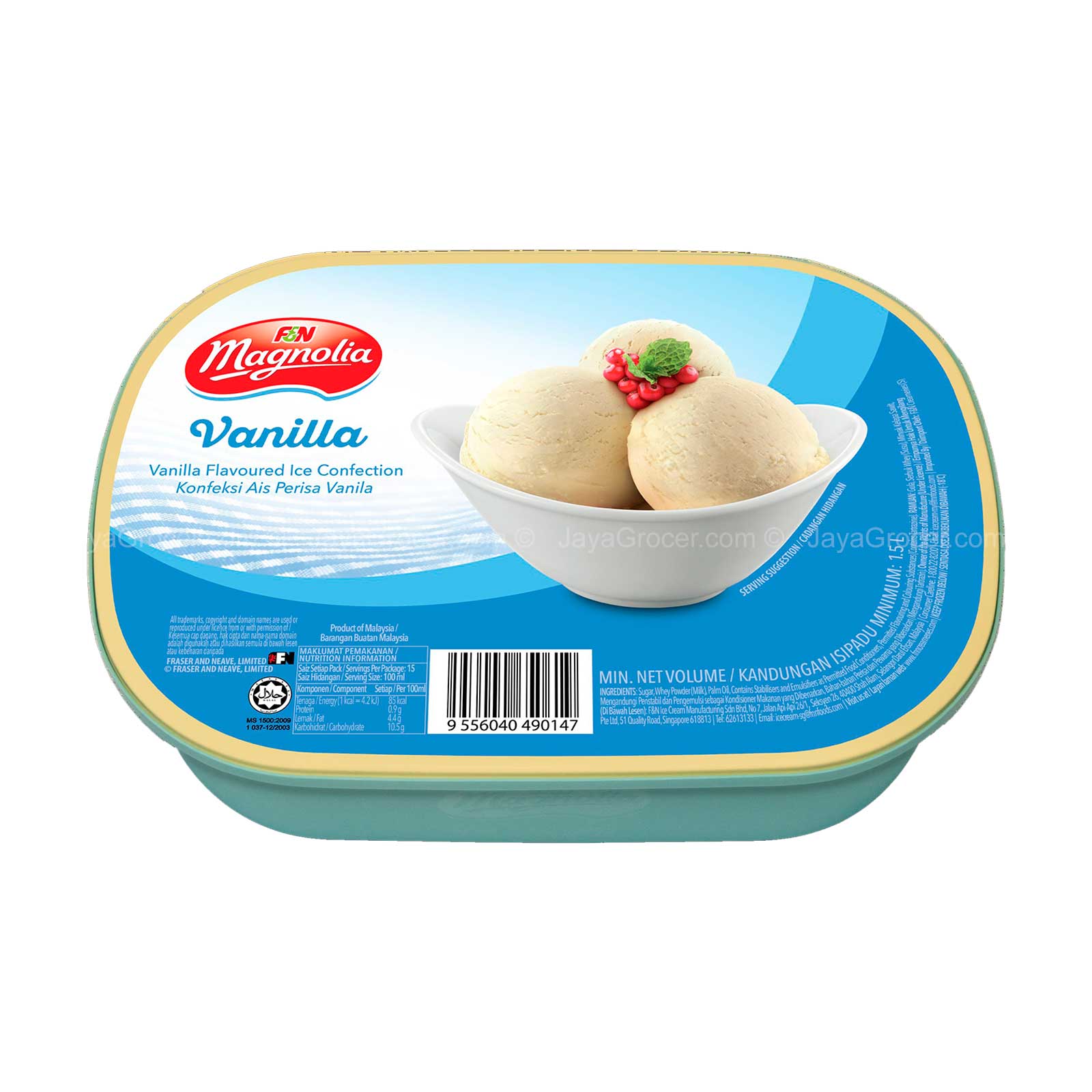 Magnolia Vanilla Ice Cream Tub 1.4L
