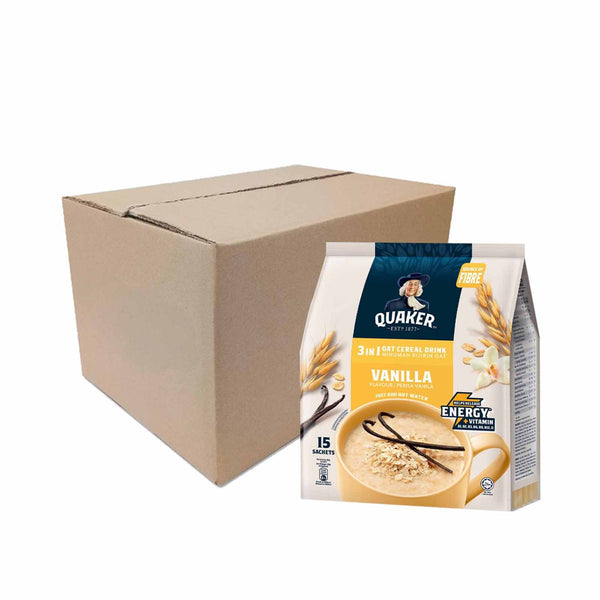 Quaker 3 in 1 Vital Vanilla Cereal Drink 28g x 15 (highest price)