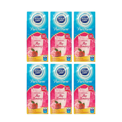 Dutch Lady Rose Bandung UHT Milk 200ml x 6