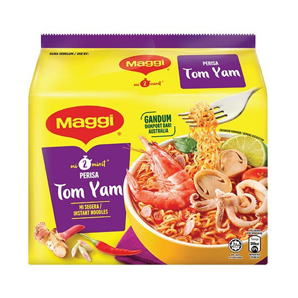 Maggi Mi Tom Yam Flavour Instant Noodle 80g x 5 (highest price)