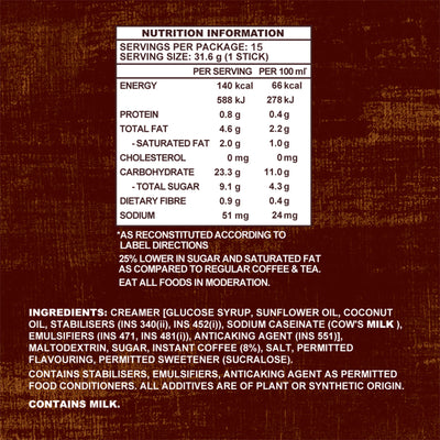 Old Town Classic Instant 3 in 1 Premix White Coffee 31.6g x 15