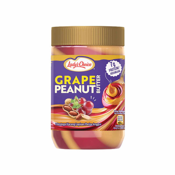 Ladys Choice Grape Flavored Stripes Peanut Butter 530g (highest price)