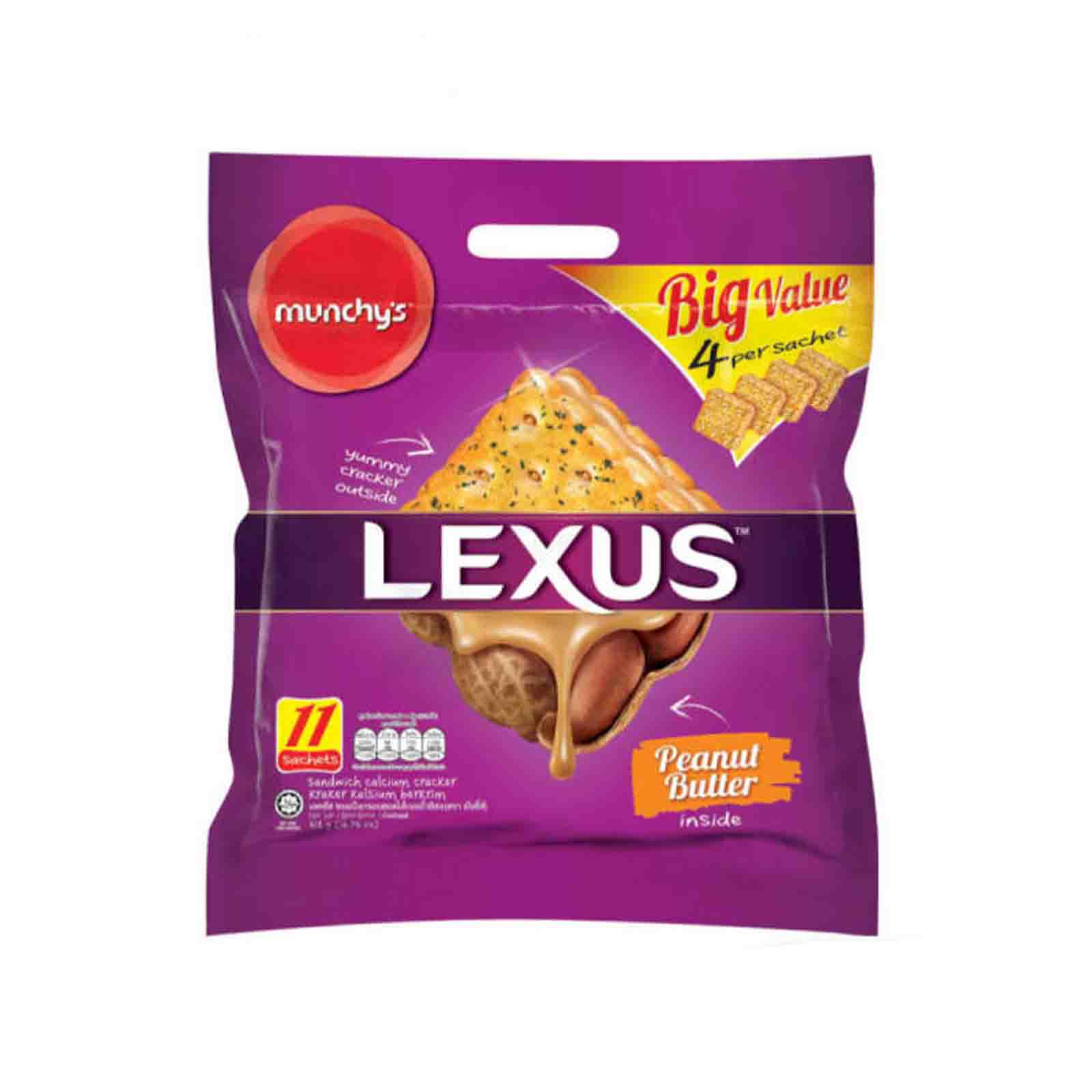 Munchy's Lexus Peanut Butter Sandwich Cracker 418g