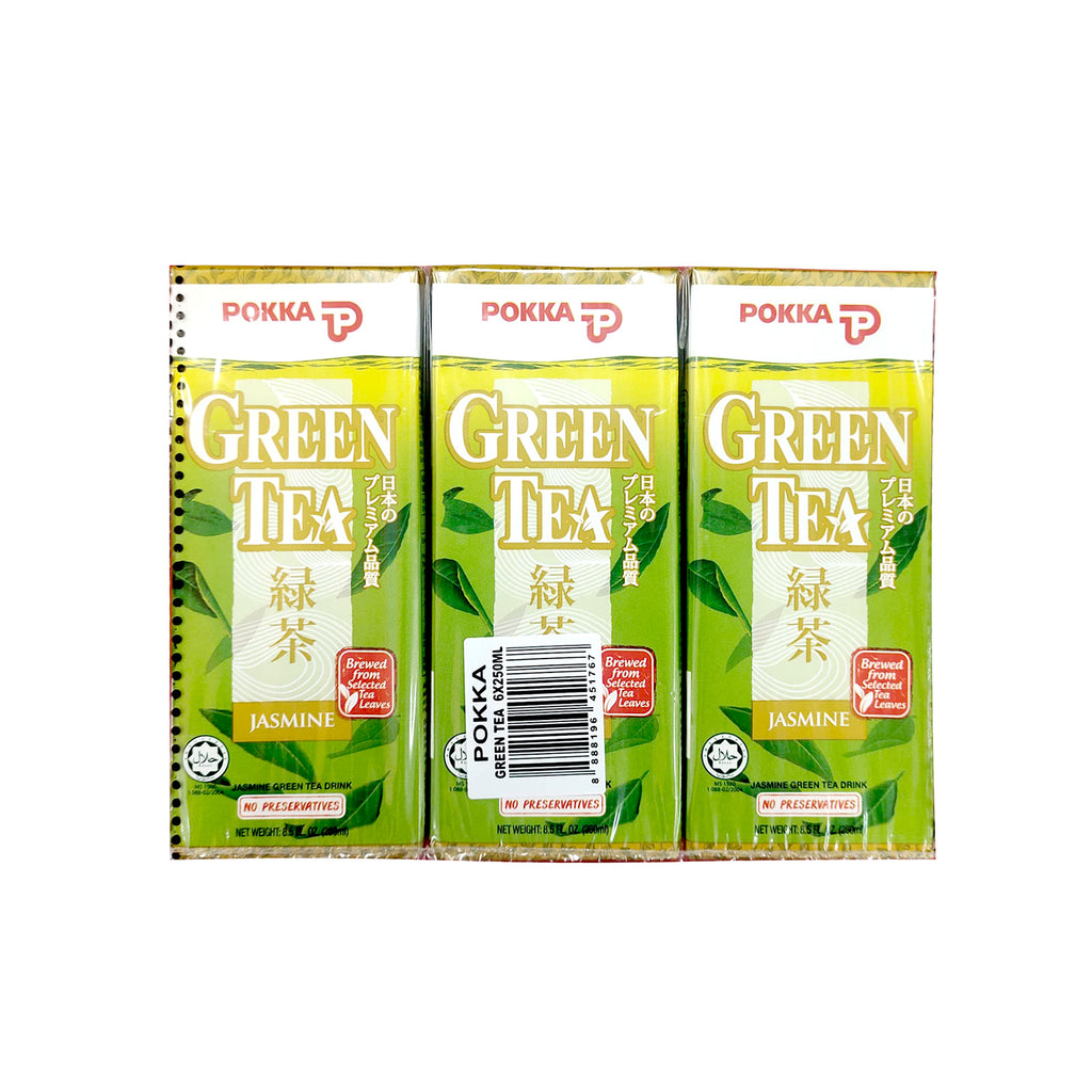 Pokka Jasmine Green Tea 250ml x 6