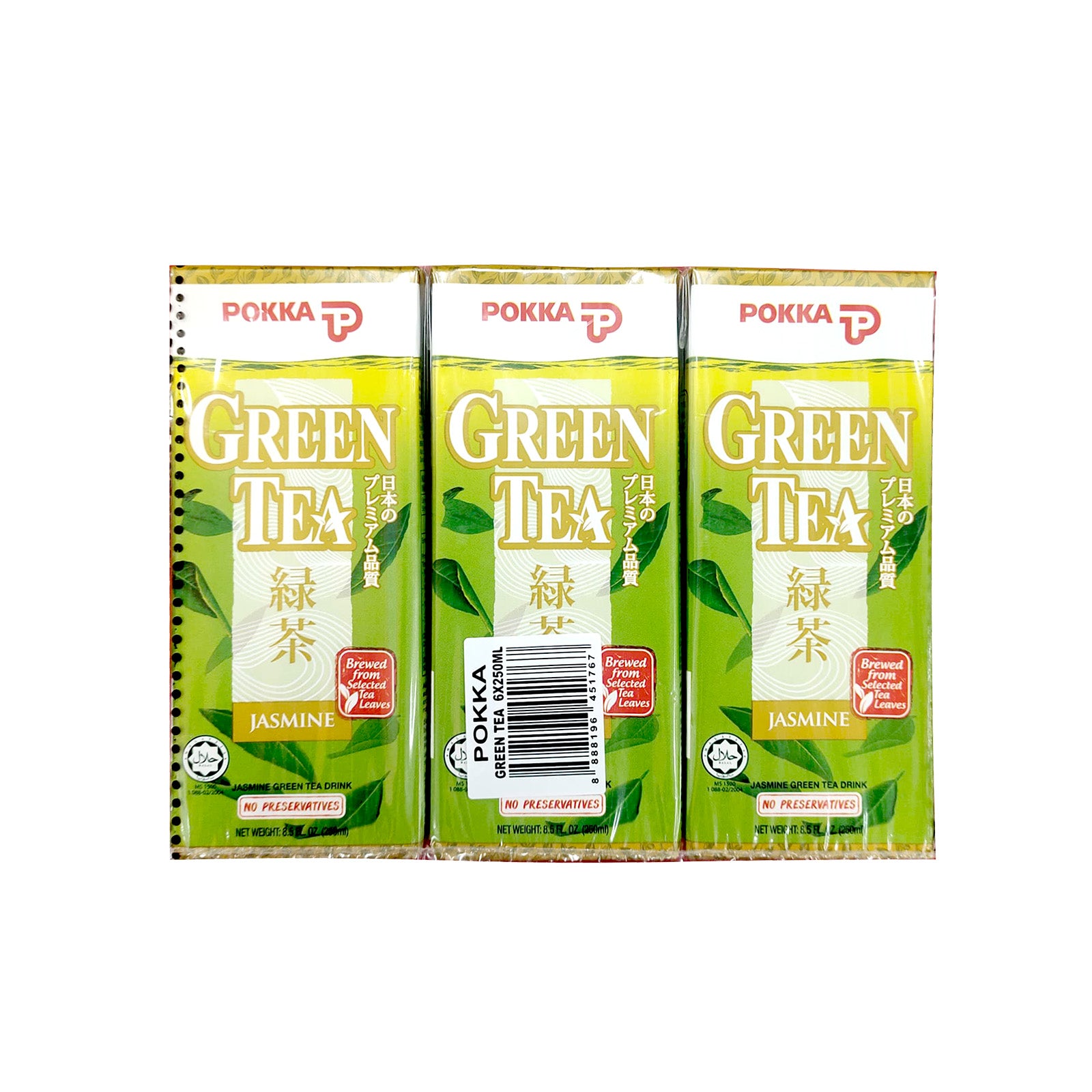 Pokka Jasmine Green Tea 250ml x 6