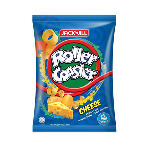 Roller Coaster Cheese Potato Rings 60g (highest price)